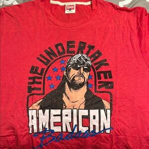 HOMAGE Undertaker Red Graphic Men's Shirt